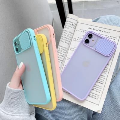 China Shockproof TPU Shockproof Slide Camera Cover Phone Case Protect Mobile Phone Accessories For iPhone 11/iphone 12 pro/iPhone 13 pro Max Case for sale