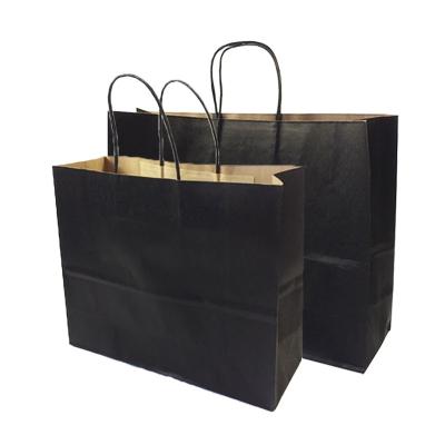 China Recyclable Kraft Paper Bag With Handles Festival Gift Bag Shopping for sale