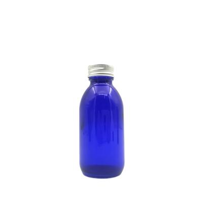 China Wholesale 100ml cough syrup medicine glass pharmaceutical bottle with aluminum cap for sale