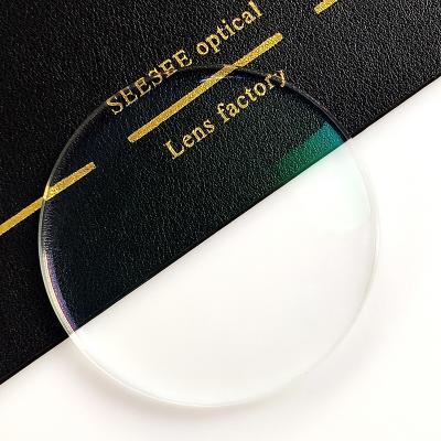 China Single Vision 1.67 Super UV400 ASP MR7 Hydrophobic Single Vision Resin Lens SHMC Optical Single Lenses for sale