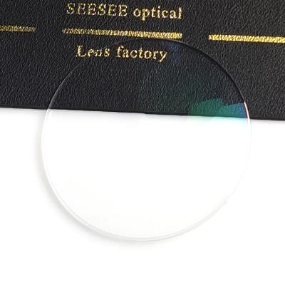 China SEESEE Round Cover Lens 1.56 Bifocal Block OPTICAL Blue Bifocal Blue Cup Optical Lens for sale