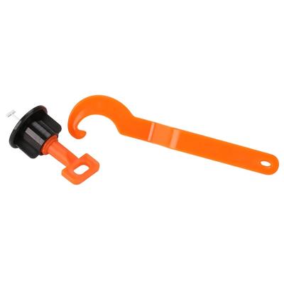 China Traditional reusable tile leveler with matching wrench for sale