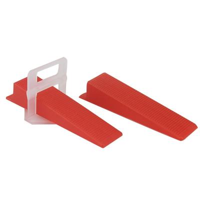 China Modern High Quality Red Universal Wedges Tile Cuts Leveling System Plastic Wedge for sale