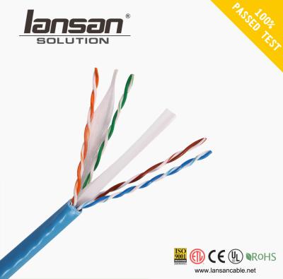 China 23AWG Cat6A UTP Lan Cable 500MHz 10Gbps Speed 305M 1000FT For Networking for sale