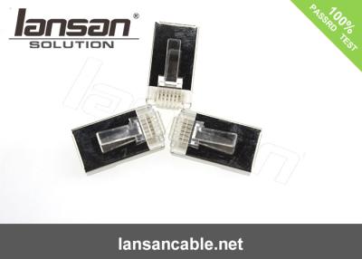 China ABS/PC überzogener Cat6 RJ45 modularer Stecker des Netz-Kabel-50U Gold zu verkaufen