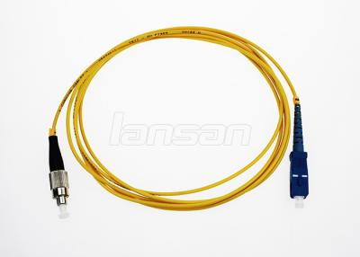 China Customized Length Simplex SC To FC Patch Cord Low Insertion Loss / High Return Loss for sale