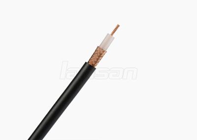 China Cabo coaxial RG59 de 75 OHMS, cabo coaxial de cobre desencapado de entrançamento de 96 CATV à venda