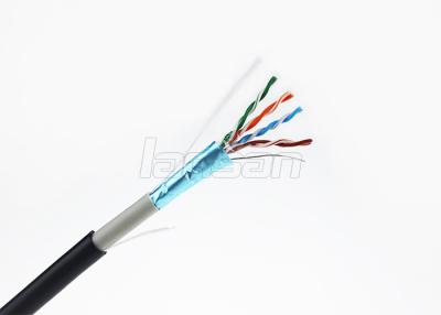 China Al Mylar Cat5e Ethernet Lan Cable HDPE Bare Copper PVC PE Utp Cat5e Cable for sale