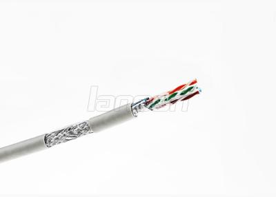 China Outdoor SFTP Cat6 Lan Cable  23 America Guage Cat6 Shielded Twisted Pair Cable for sale