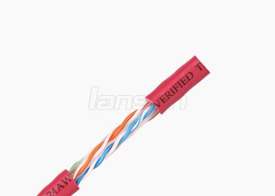 China LSZH personalizou UTP interno Cat6 Lan Cable 23 que América calibra a caixa do fio 305m/Pull à venda