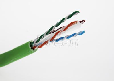 China Der Vernetzungs-Hochgeschwindigkeits-Cat6A Lan Cable 500Mzh bloßes Kupfer Frequenz-des Körper-99,99% zu verkaufen