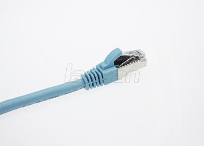 China S / Cabo da rede dos ethernet Cat6a do ftp, cabo de remendo de Male RJ45 do condutor 4 pares à venda