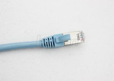 China Bare Copper Category Cat6 Patch Cable , Round PVC STP Ethernet Cable 2m 3m 5m for sale