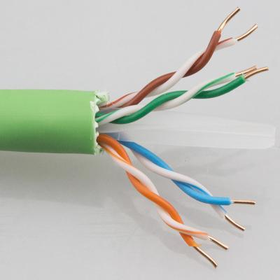 China Ftp-Kabel PET Isolierungs-bloßes Kupfer-Al Foil-23AWG Cat6A zu verkaufen