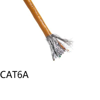 China Copper FTP Cat6A Network Cable Al Foil High Speed 10GB LSZH for sale