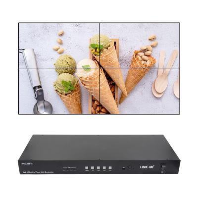 China 4K Video Wall Matrix Controller 2x2 1x4 4x1 10x10 Splicing Display USB Type C DVI Te koop