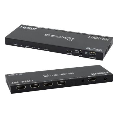 China 4K 1X4 Multi HDMI Splitter EDID Analog Optical HDMI2.0b 4 Port Video Splitter for sale