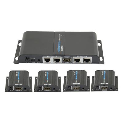 Chine Prise en charge EDID 1x4 HDMI Extender Splitter 40m/131ft Distance de transmission à vendre