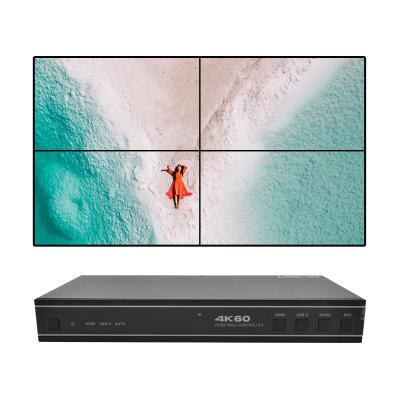 China Gebruikersvriendelijke 1X4 HDMI Video Wall Controller met USB-C Input Audio en RS232 ondersteuning Te koop