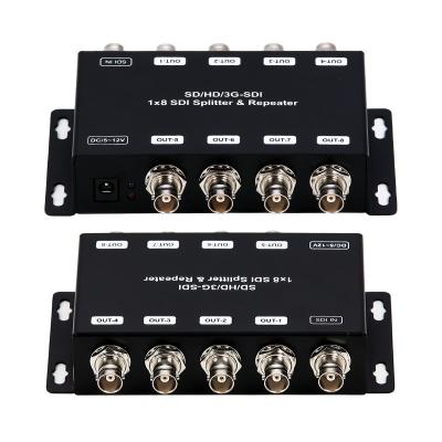 China LM-SDI-108B 1 to 8 SD/HD/3G-SDI Distribution Amplifier Repeater with 75 ohm Impedance for sale