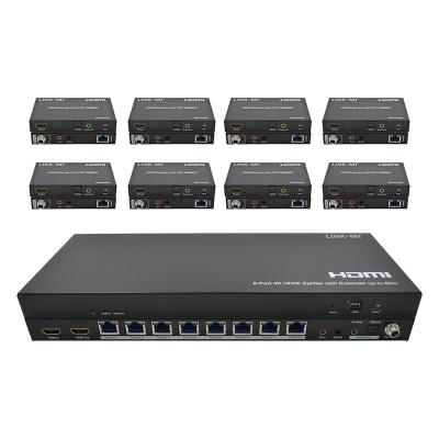 China HDMI2.0 1x8 Splitter Extender Support 4K 60M POC for sale