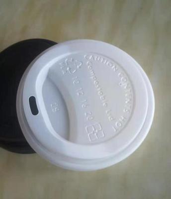 China Non Spill Hot Sale 2021 Hot Sale PLA Lid Beverage Coffee Paper Cup Lid for sale