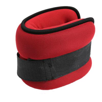 China Neoprene With Red Iron Sand Exercise Power Training Neoprene Ankle Leg Weights for sale