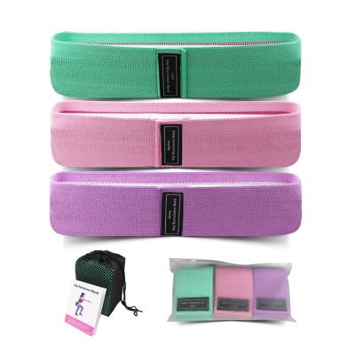 China Help You Build A Perfect Hourglass Figure 3 Resistance Hip Bands For Legs And Butt Set, Exercise Bands Fitness Bands for sale