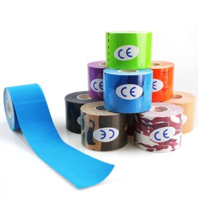 China 100% Nylon Elastic Kinesiology Tape Kinesiology REXCHI Recovery Kneepad Sports Safety Muscle Support Gym Fitness Sports Bandage for sale