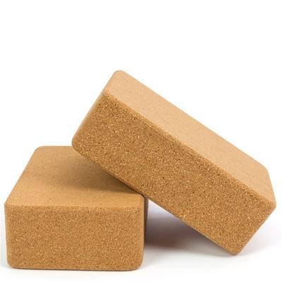 China Wholesale Fitness Cork Yoga Block Cheap Fitness Yoga Brick for sale