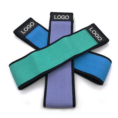 China Custom Fitness Logo Hip Resistance Bands Fitness Cloth Workout Booty Bands Bands for sale