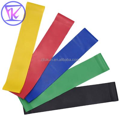 China Sports High Quality Custom Logo Rubber Loop Bands Gym Exercise Bands For Glute for sale