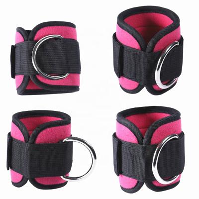 China Wholesale Fitness Weightlifting Gym Ankle Cuff Gym Ankle Belt Strap To Protect Ankle To Avoid Injury for sale