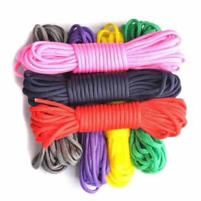 China Survival Survival Kit Paracord 550 Nylon Rope Custom Color 100 ft Paracord Ropes for sale