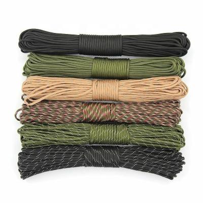 China Survival Other Camping And Hiking Paracord 7 Strands 550 Nylon Paracord Climbing Rope for sale