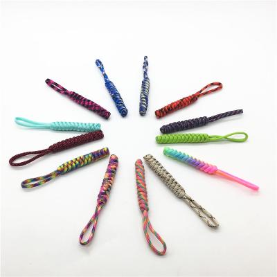 China Other high quality nylon weave paracord zipper puller for backpack for sale