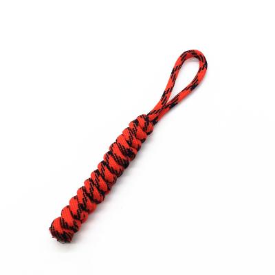 China Other Red And Black Camouflage Style Outdoor Paracord 550 Zipper Puller for sale