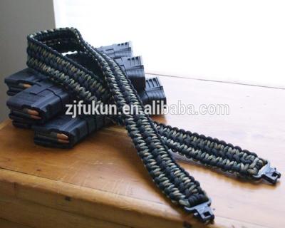 China Rifle Spears Wholesale Handmade Double 550 Paracord Survival Rifle Slings for sale