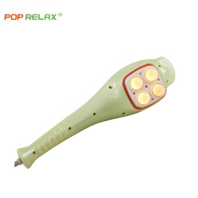 China Body Sound Relax Jade Lightwave Massager Stone Massager Heating Roller Vibrator Handle Massager for sale