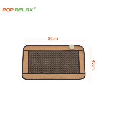 China Foldable sound relax best jade tourmaline therapy mattress nugar far infrared thermal mat for sale