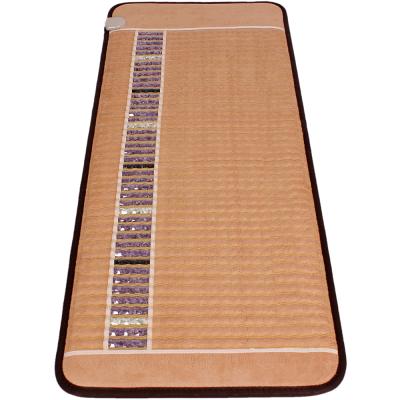 China FCC Eco-friendly CE Amethyst Jade Infrared Obsidian Mixed Mat Thermal Pad Therapy Electric Heating Crystal Protection for sale