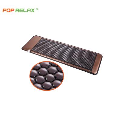 China CE FCC Foldable Korean Germanium Jade Massage Bed Stone Heating Mattress for sale