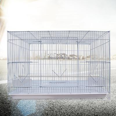 China Factory Large Peony Breathable Comfortable Collapsible Parakeet Cage Multicolor Plant Parrot Bird Cage With Multiply Door Pet Living Room Cage for sale