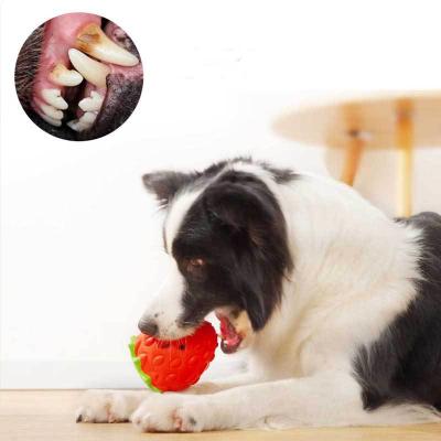 China Stocked 2021 Hot Selling Rubber Ball Dog Puzzle Toy Pet Leaking Food Toy Dog Chewing Toys for sale