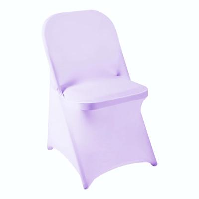 China Spandex Folding Chair Cover Dining Room Seated Cover Party Washable Outdoor Chair Cover Elastic for sale