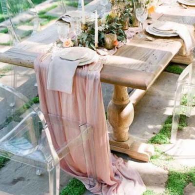 China Woven Woven Gauze Cover Semi Table Runner Cotton Boho Gauze Full Dining Cheese Cloth for sale