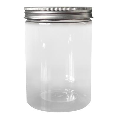 China Wide Round Canned Food 85*150/85*180mm Food Honey Jam Drinks Plastic Mouth Jar Cup Canning Bottle For Food for sale