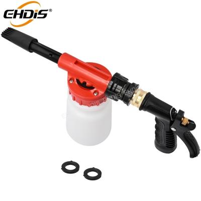 China Car Body Cleaning Ehdis Adjustable Nozzle Car Wash Air Pressure Foam Gun Snow Foam Lance for sale