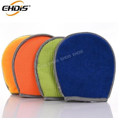 China Doube Sided Car Wash Mesh Both Side Glove Ehdis Cleaning Retailer for sale