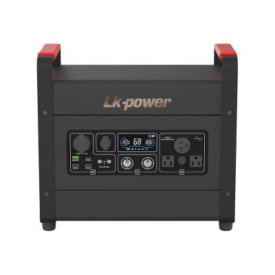 China High Capacity Battery Power Station 110V 220V 3000W Small Size Portable Solar Power Station Commercial/Outdoor/Home/Touring Car for sale